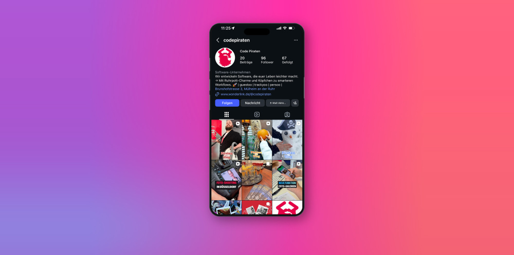 Code Piraten auf Instagram Neuigkeiten vom Piratenschiff