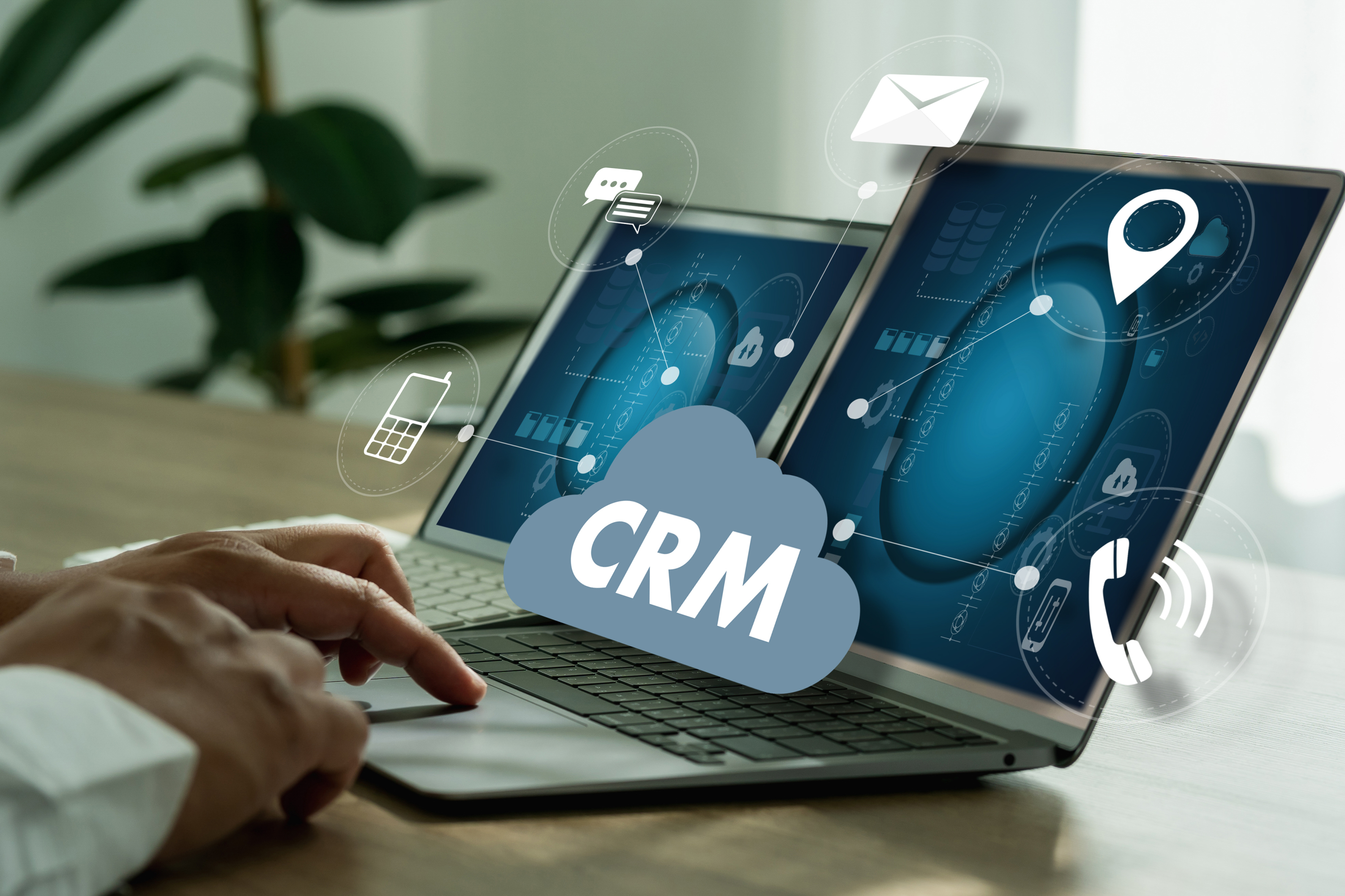CRM Abgleich per API • Einfache Kommunikation zwischen verschiedenen Systemen