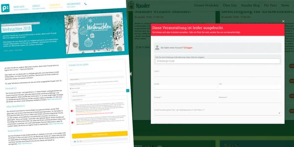 Anmeldeformular auf der eigenen Website einbinden Nutze Deine Website um das Event zu bewerben und nur das guestoo Formular für die Anmeldung