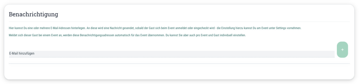 Benachrichtigung - 