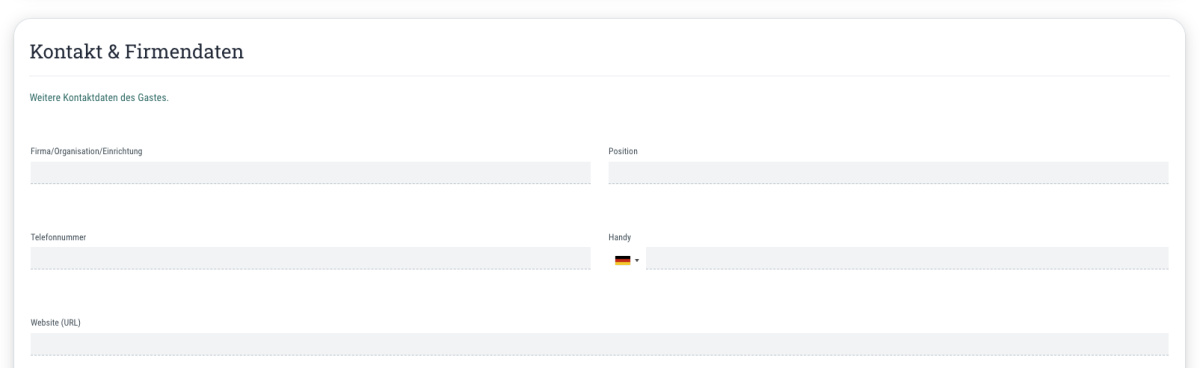 Kontakt & Firmendaten - 