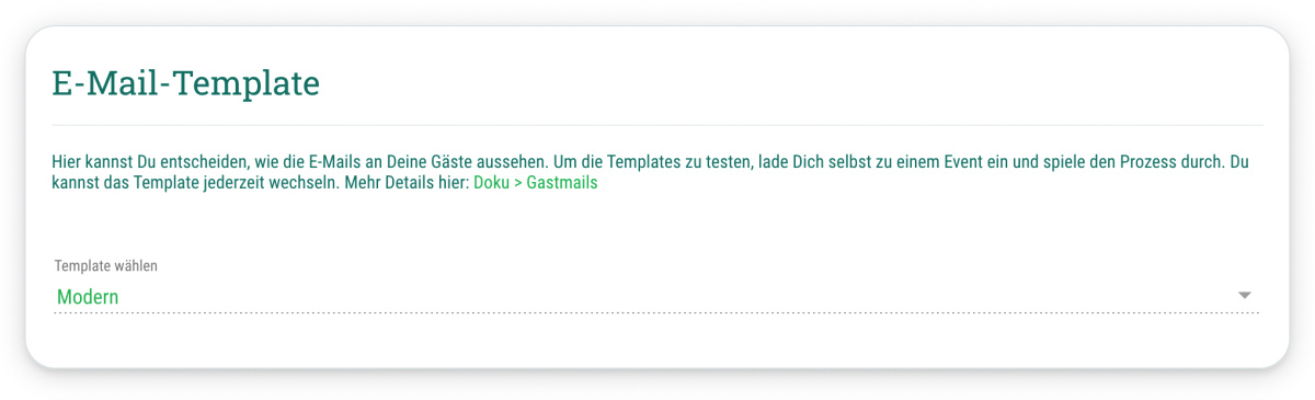 E-Mail-Template - (ab Basic-Tarif)