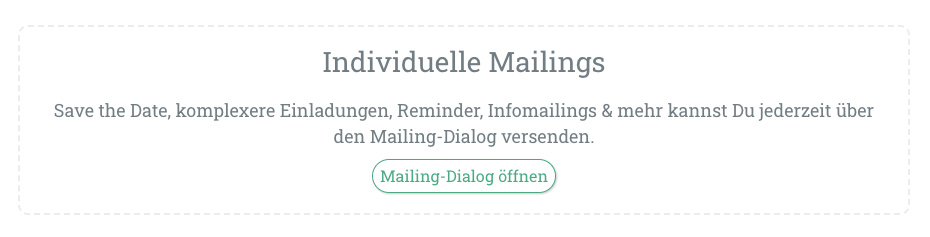 Individuelle Mailings - 