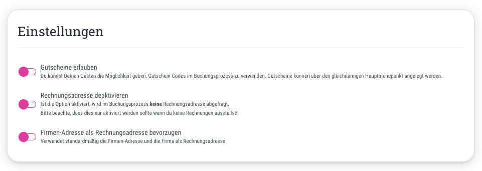 Einstellungen - 