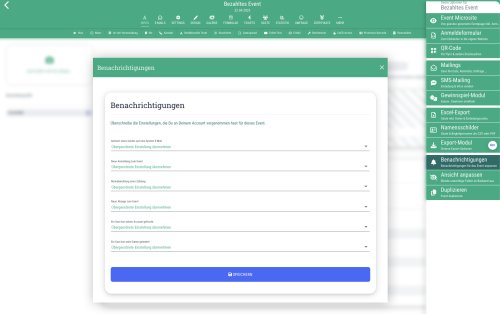 Benachrichtigungen pro Event einstellen