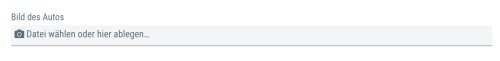 So sieht das Bild-Upload-Feld im Anmeldeformular für Deine Gäste aus