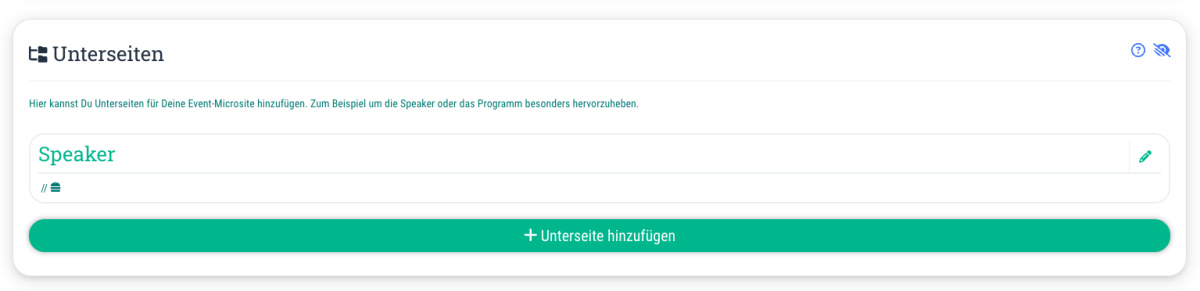 Unterseiten - (hinzubuchbar ab Pro-Tarif)