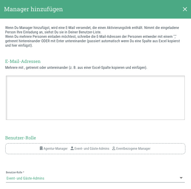 6. Weitere Manager-User anlegen - 