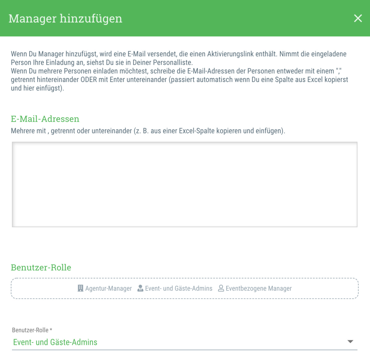 6. Weitere Manager-User anlegen - 