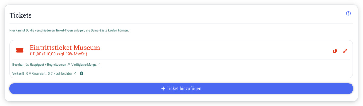 6. Zahlungsarten & Tickets - 