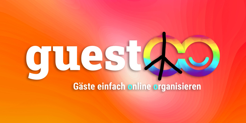 Pride and Peace, Modifiziertes guestoo Logo zum Pride Month
